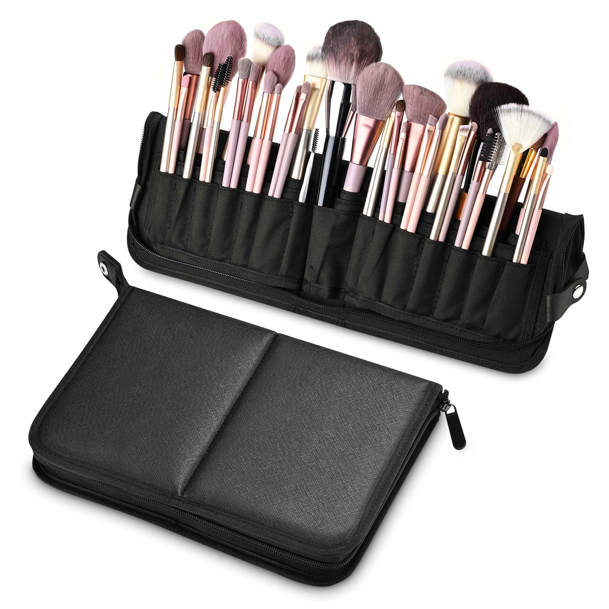Byootique Makeup Brush Bag Foldable Holder Organizer Portable Travel Artist  Case